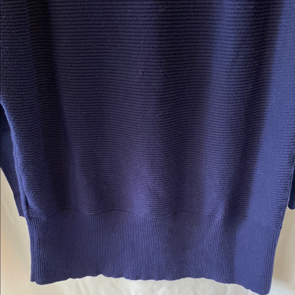 Ralph Lauren Deep Blue Button-Shoulder Sweater - Picture 9 of 9